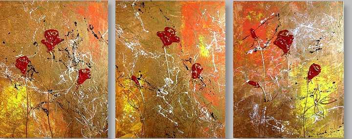 Dafen Oil Painting on canvas abstract -set142